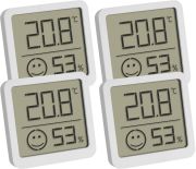 TFA Digitales Thermo-Hygrometer mit Komfortzone 4er Set (30.5053.02.04)