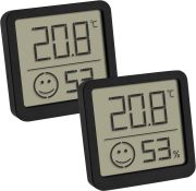 TFA Digitales Thermo-Hygrometer mit Komfortzone 2er Set (30.5053.01.02)