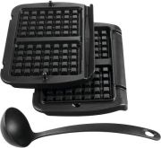 Tefal OptiGrill Waffelplatten (x 2) und Schöpfkelle XA7248 Tefal OptiGrill Waffelplatten (x 2) und Schöpfkelle XA7248