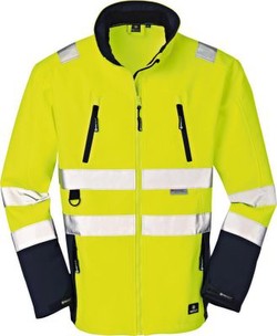 BIG 4Protect Pittsburgh Warnschutz-Softshelljacke
