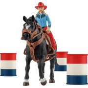Schleich Barrel Racing mit Cowgirl (42576)