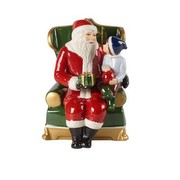Villeroy & Boch Christmas Toys Santa auf Sessel