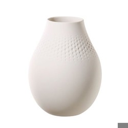 Villeroy & Boch Manufacture Collier Perle Vase weiß