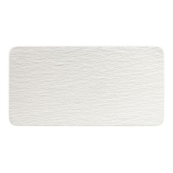 Villeroy & Boch Manufacture Rock Blanc Servierplatte rechteckig