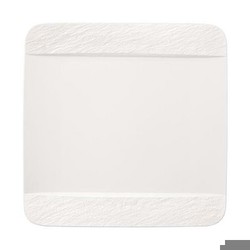 Villeroy & Boch Manufacture Rock Blanc Speiseteller quadratisch