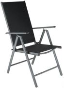 tectake 2x Aluminium Gartenstühle klappbar