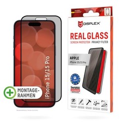Displex Real Glass Privacy Apple iPhone 15/15 Pro (01844)