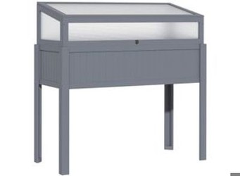 Outsunny Hochbeet mit Dachfenster 120 x 54 x 122 cm