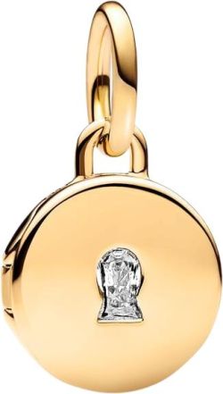Pandora Aufklappbares & Gravierbares Liebesmedaillon Charm-Anhänger (763066C01)
