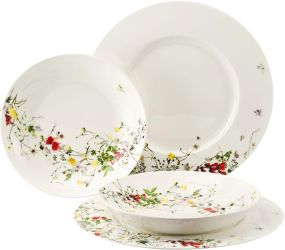 Rosenthal Brillance Fleurs Sauvages Speise-Set 4-tlg.