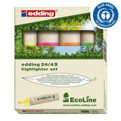 Edding 24 EcoLine Textmarker 4 Stk. Edding 24 EcoLine Textmarker 4 Stk.