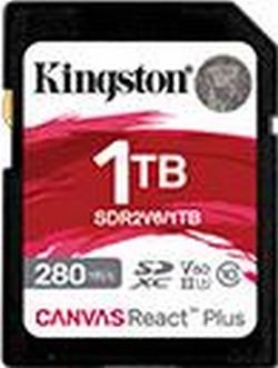 Kingston Canvas React Plus V60 R280/W150 SDXC 1TB (SDR2V6/1TB)