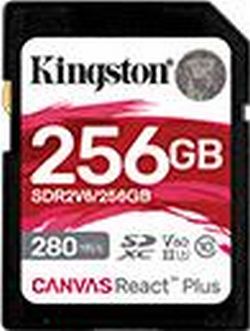 Kingston Canvas React Plus V60 R280/W150 SDXC 256GB (SDR2V6/256GB)