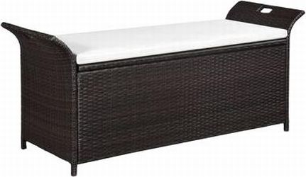 vidaXL Truhenbank mit Polster 138 cm (44182)