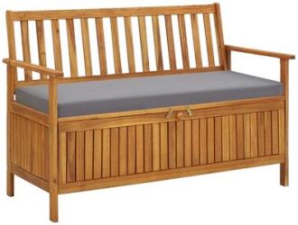 vidaXL Gartenbank mit Stauraum 120 cm (310276)