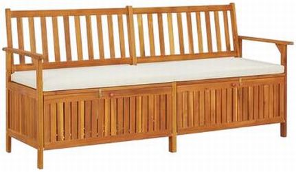 vidaXL Truhenbank mit Kissen 170 cm (316738)