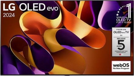LG 55" OLED evo G4 4K Smart TV OLED55G48LW LG 55" OLED evo G4 4K Smart TV OLED55G48LW