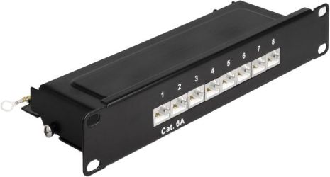 Delock 10" Patchpanel 8 Port Cat.6A 1 HE (66872) Delock 10" Patchpanel 8 Port Cat.6A 1 HE (66872)
