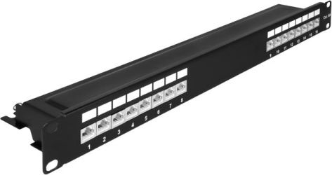Delock 19" Patchpanel 16 Port Cat.6A 1 HE (66876) Delock 19" Patchpanel 16 Port Cat.6A 1 HE (66876)