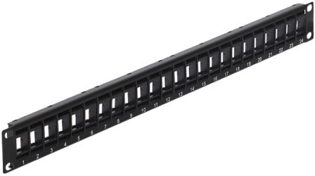 Delock 19" Keystone Patchpanel 24 Port drehbar (43340) Delock 19" Keystone Patchpanel 24 Port drehbar (43340)