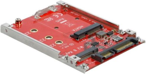 Delock 2.5" Konverter SATA 22 Pin > M.2 / mSATA (62859)