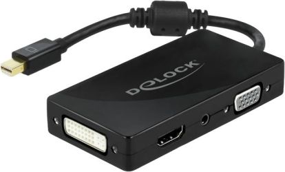 Delock Mini DisplayPort 1.2 Adapter zu VGA / HDMI / DVI / Audio (62073)