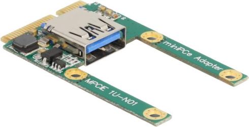 Delock Mini PCIe I/O 1 x USB 2.0 Typ-A Buchse full size / half size (80039) Delock Mini PCIe I/O 1 x USB 2.0 Typ-A Buchse full size / half size (80039)
