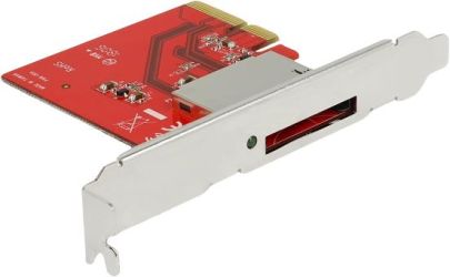 Delock PCI Express x4 Karte zu 1 x extern CFexpress / XQD Slot (91748) Delock PCI Express x4 Karte zu 1 x extern CFexpress / XQD Slot (91748)
