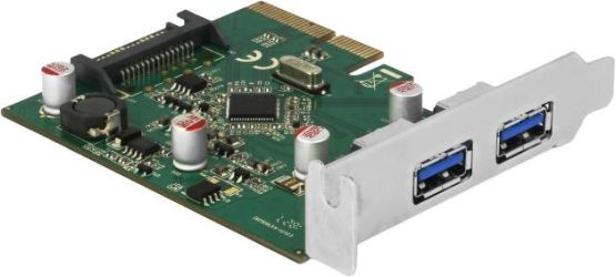Delock PCI Express x4 Karte zu 2 x extern USB 3.2 Gen 2 Typ-A (90298)