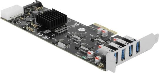 Delock PCI Express x4 Karte zu 4 x extern USB 3.2 Gen 1 USB Typ-A (89008)