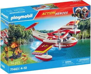 Playmobil City Action Feuerwehrflugzeug mit Löschfunktion (71463)