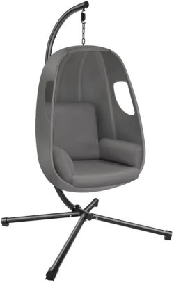tectake Hängesessel Anika mit Gestell und Kissen tectake Hängesessel Anika mit Gestell und Kissen