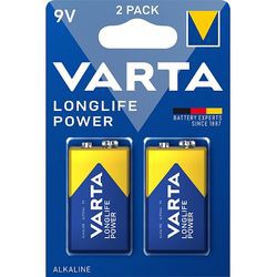 Varta Longlife Power 9 V E-Block 2er Pack (04922 121 412)