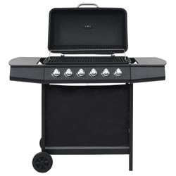 vidaXL Gasgrill mit 6 Flammen Stahl (44281)
