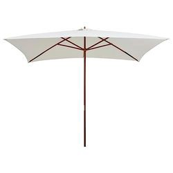 vidaXL Sonnenschirm 200 x 300 cm Holzstange