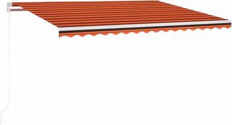 vidaXL Markise Manuell Einziehbar mit LED 450 x 350 cm (306900)