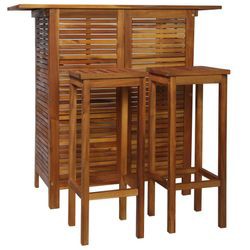 vidaXL Bartisch und Stuhl-Set (44008) vidaXL Bartisch und Stuhl-Set (44008)