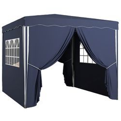 Outsunny Faltpavillon mit Seitenwänden 3 x 3 m Outsunny Faltpavillon mit Seitenwänden 3 x 3 m
