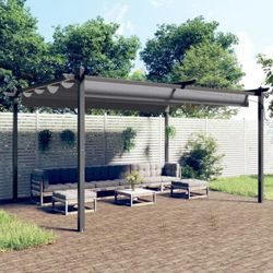 vidaXL Pavillon mit ausziehbarem Dach 4x3 m (318538)