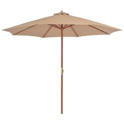 vidaXL Sonnenschirm mit Holz-Mast 300 cm