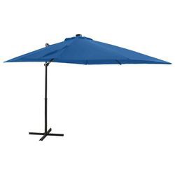 vidaXL Ampelschirm mit Mast und LED-Beleuchtung 250 cm