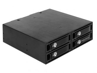 Delock 5.25" Wechselrahmen für 4 x 2.5" SATA (47233)