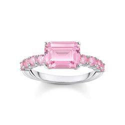 Thomas Sabo Solitärring mit pinkfarbenen Steinen Silber (TR2451-051-9-54) Thomas Sabo Solitärring mit pinkfarbenen Steinen Silber (TR2451-051-9-54)