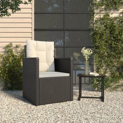 vidaXL Gartensessel mit Rückenkissen Poly Rattan (36232) vidaXL Gartensessel mit Rückenkissen Poly Rattan (36232)