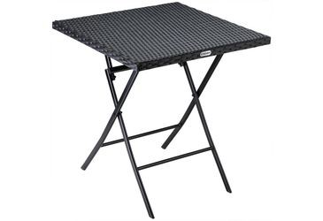 Casaria Polyrattan Klapptisch 65 x 65 cm