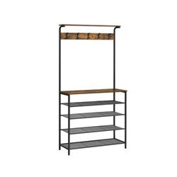 Vasagle Garderobenständer 80 x 31.5 x 183.5 cm HSR408B01