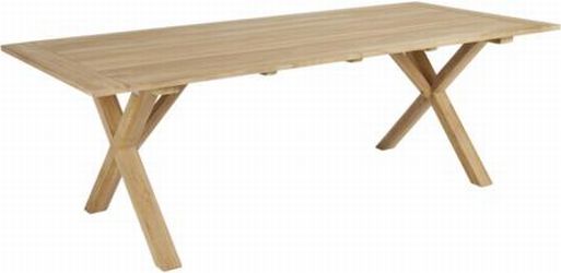 Brafab Brutus Gartentisch Teak Natur 220 x 95 cm