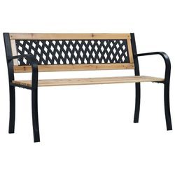 vidaXL Gartenbank Holz 120 cm (47944)