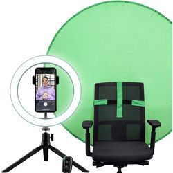 Trust Maku+ Ringlicht mit Greenscreen