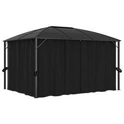 vidaXL Pavillon mit Vorhängen 400 x 300 x 265 cm (48601)